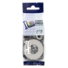 SBT tape for Casio XR9GCWE 9mm x 8m Black on White, high-strength adhesive