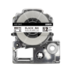 SBT tape for Epson AS12KE 12mm x 5m Black on White, removable