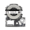SBT tape for Epson AS24KE 24mm x 8m Black on White, removable