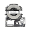 SBT tape for Epson LK1WBN 4mm x 8m Black on White, standard label - Image 2
