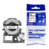 SBT tape for Epson LK1WBN 4mm x 8m Black on White, standard label