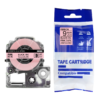 SBT tape for Epson LK3PBK 9mm x 5m Black on Pink, ribbon