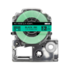 SBT tape for Epson LK4GBP 12mm x 8m Black on Green, standard label - Image 2