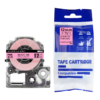 SBT tape for Epson LK4PBP 12mm x 8m Black on Pink, standard label