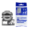 SBT tape for Epson LK4SBM 12mm x 8m Black on Silver, standard label