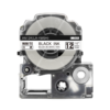 SBT tape for Epson LK4WBH 12mm x 8m Black on White, heat resistant - Image 2