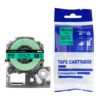 SBT tape for Epson LK5GBP 18mm x 8m Black on Green, standard label