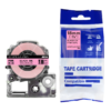 SBT tape for Epson LK5PBP 18mm x 8m Black on Pink, standard label
