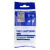 SBT tape for Epson LK5SBM 18mm x 8m Black on Silver, standard label - Image 3