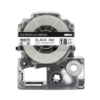 SBT tape for Epson LK5WBN 18mm x 8m Black on White, standard label - Image 2