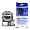 SBT tape for Epson LK6BWV 24mm x 8m White on Black, standard label