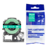 SBT tape for Epson LK6GWV 24mm x 8m White on Green, standard label