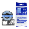 SBT tape for Epson LK6LWV 24mm x 8m White on Blue, standard label