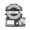 SBT tape for Epson LK6WBN 24mm x 8m Black on White, standard label - Image 2