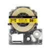 SBT tape for Epson LK6YBP 24mm x 8m Black on Yellow, standard label - Image 2