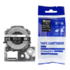 SBT tape for Epson LK7BWV 36mm x 8m White on Black, standard label