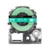 SBT tape for Epson LK7GWV 36mm x 8m White on Green, standard label - Image 2