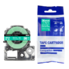 SBT tape for Epson LK7GWV 36mm x 8m White on Green, standard label