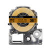 SBT tape for Epson LK7KBM 36mm x 8m Black on Gold, standard label - Image 2