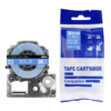 SBT tape for Epson LK7LWV 36mm x 8m White on Blue, standard label