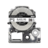 SBT tape for Epson LK7WBN 36mm x 8m Black on White, standard label - Image 2