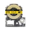 SBT tape for Epson LK7YBP 36mm x 8m Black on Yellow, standard label - Image 2