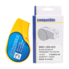 SBT tape for BRADY BMP22 M21-250-423 6.35mm x 6.4m Black on White, polyester label - Image 3