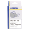 SBT tape for BRADY BMP21 M21-500-499 12.7mm x 4.88m Black on White, nylon cloth wires label - Image 2