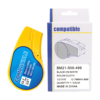 SBT tape for BRADY BMP21 M21-500-499 12.7mm x 4.88m Black on White, nylon cloth wires label - Image 3