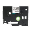 SBT tape for Brother HSe211 6mm x 1.5m Black on White, heat shrink tube - Image 3