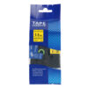 SBT tape for Brother HSe611 6mm x 1.5m Black on Yellow, heat shrink tube - Image 2