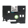 SBT tape for Brother HGeS221 9mm x 8m Black on White, high grade extra strength adhesive - Image 3