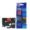 SBT tape for Brother HGeS461 36mm x 8m Black on Red, high grade extra strength adhesive