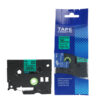SBT tape for Brother HGeS761 36mm x 8m Black on Green, high grade extra strength adhesive