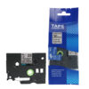SBT tape for Brother HGeS961 36mm x 8m Black on Silver, high grade extra strength adhesive