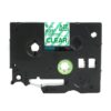 SBT tape for Brother TZe116 6mm x 8m Green on Clear, standard adhesive - Image 3