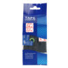 SBT tape for Brother TZe152 24mm x 8m Red on Clear, standard adhesive - Image 2
