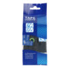 SBT tape for Brother TZe163 36mm x 8m Blue on Clear, standard adhesive - Image 2