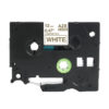 SBT tape for Brother TZe234 12mm x 8m Gold on White, standard adhesive - Image 3