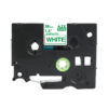 SBT tape for Brother TZe266 36mm x 8m Green on White, standard adhesive - Image 3