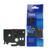 SBT tape for Brother TZe314 6mm x 8m Gold on Black, standard adhesive