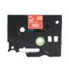 SBT tape for Brother TZe455 24mm x 8m White on Red, standard adhesive - Image 3