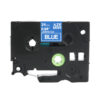 SBT tape for Brother TZe555 24mm x 8m White on Blue, standard adhesive - Image 3