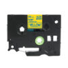 SBT tape for Brother TZe653 24mm x 8m Blue on Yellow, standard adhesive - Image 3
