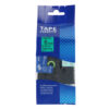 SBT tape for Brother TZe711 6mm x 8m Black on Green, standard adhesive - Image 2