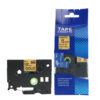 SBT tape for Brother TZe811 6mm x 8m Black on Gold, standard adhesive
