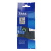 SBT tape for Brother TZe921 9mm x 8m Black on Silver, standard adhesive - Image 2