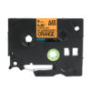 SBT tape for Brother TZeB21 9mm x 5m Black on Orange, Fluorescent - Image 3