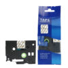 SBT tape for Brother TZeFX154 24mm x 8m Gold on Clear, flexible