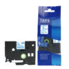 SBT tape for Brother TZeFX223 9mm x 8m Blue on White, flexible